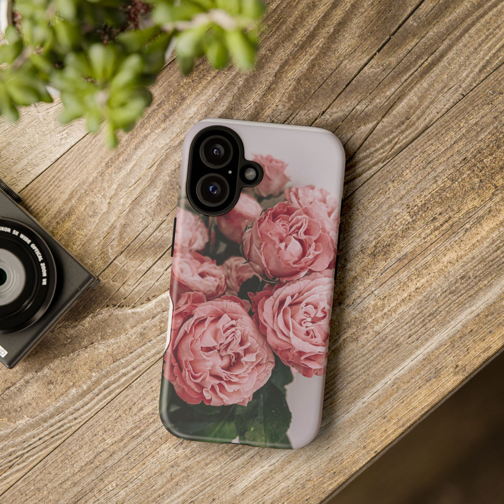 Tough Case — Pink Peonies Floral Phone Case