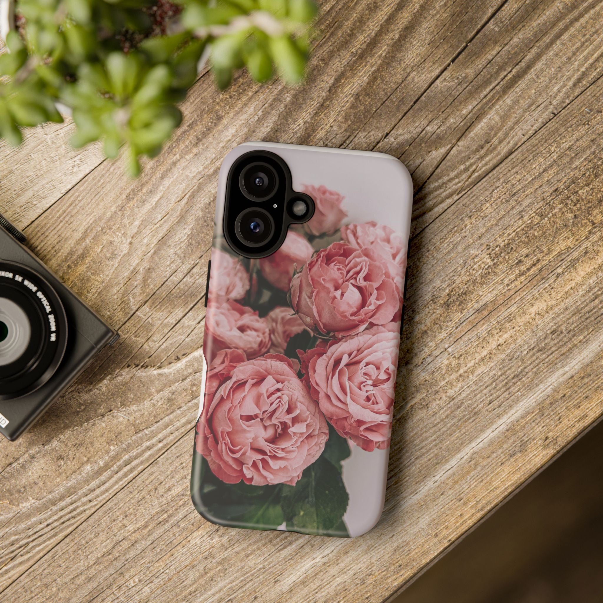 Tough Case — Pink Peonies Floral Phone Case