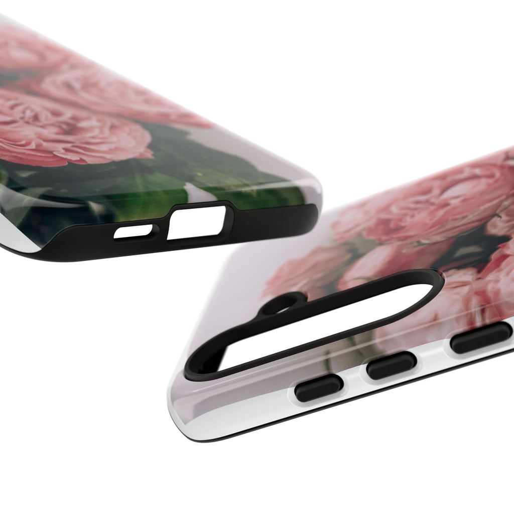 Tough Case — Pink Peonies Floral Phone Case