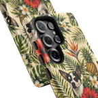 Tropical chihuahua Phone Case — Floral Pineapple Protective Tough Case