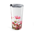 20oz Floral Tumbler - Pink Cosmos Insulated Travel Cup
