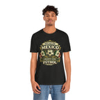 Mexico Soccer T‑Shirt — "Hecho en México, Criado con Fútbol" Vintage Football Tee
