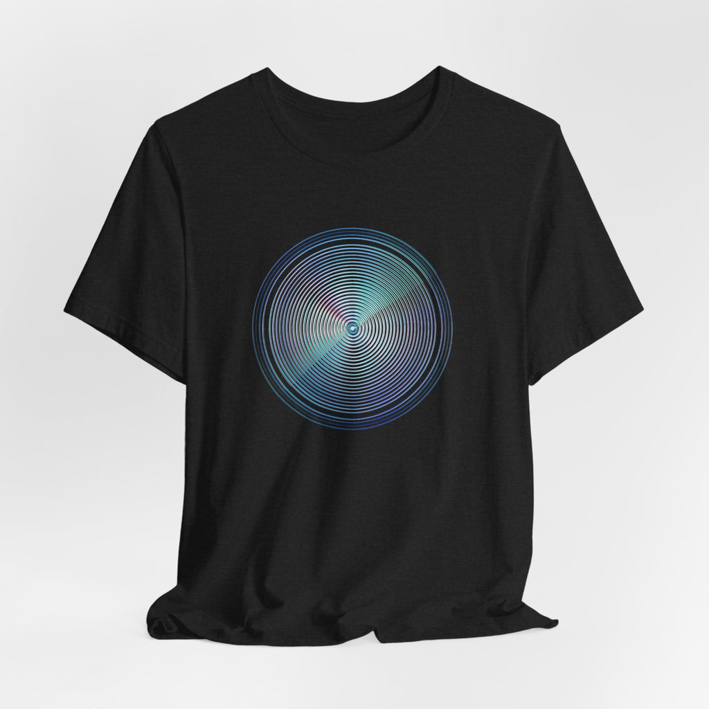 Hypnotic Holo Spiral T‑Shirt