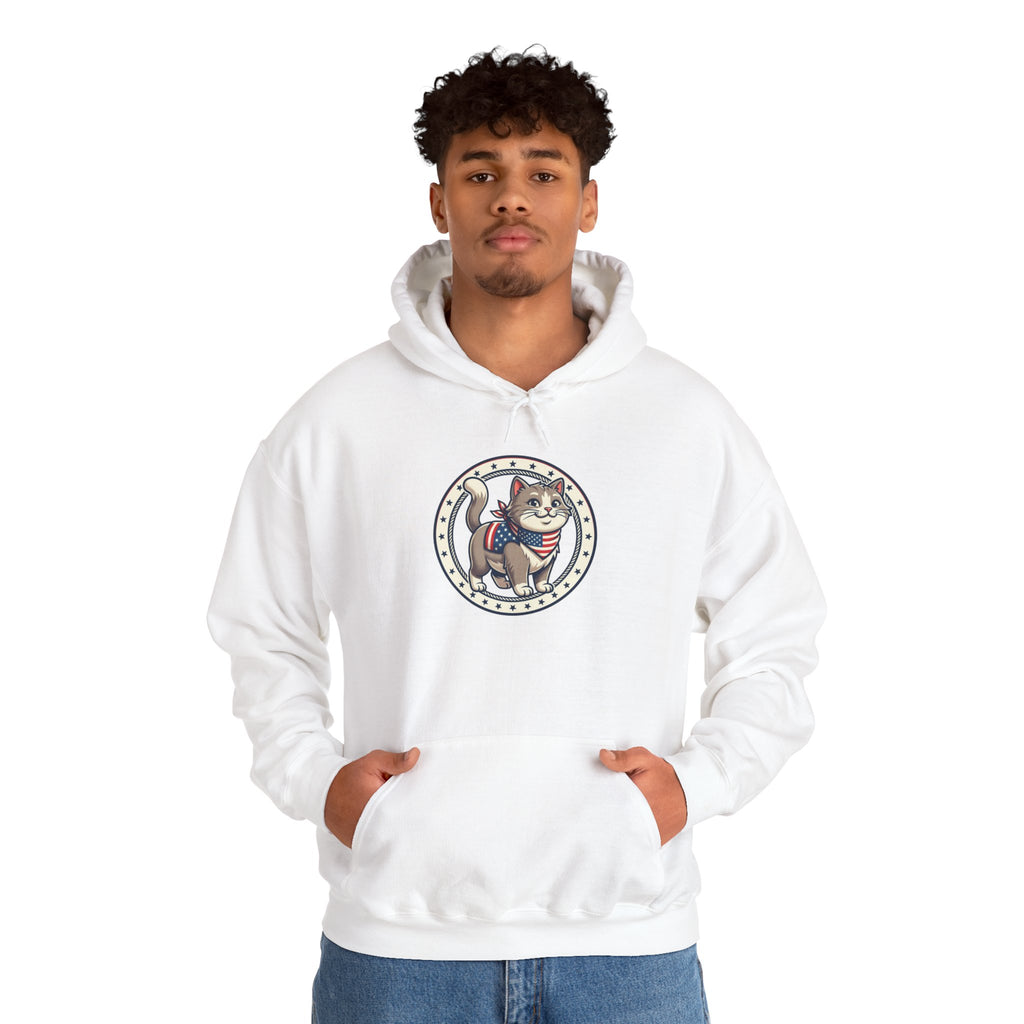 Patriotic Cat Hoodie