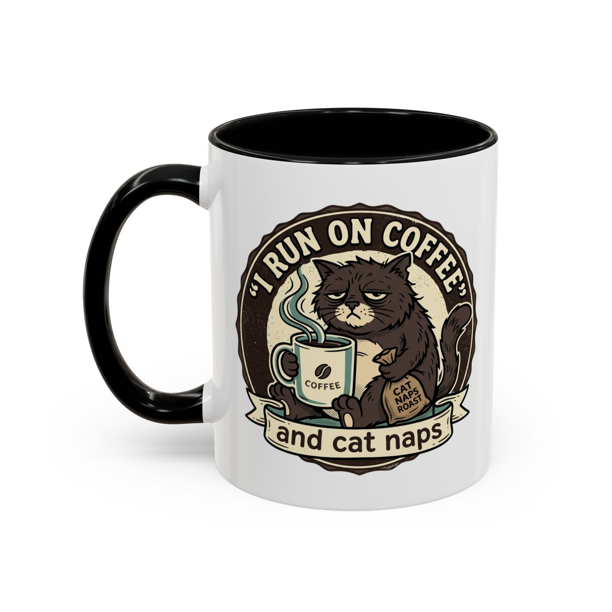 Coffee Lovers Mug — Rustic 'Coffee & Hops' Accent Ceramic Mug (11/15oz)