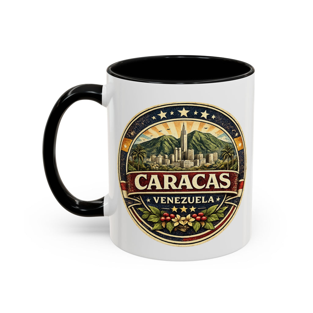Caracas Venezuela Vintage Travel Accent Coffee Mug