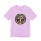 USA Eagle Vintage Patriotic T-Shirt — American Flag Graphic Tee