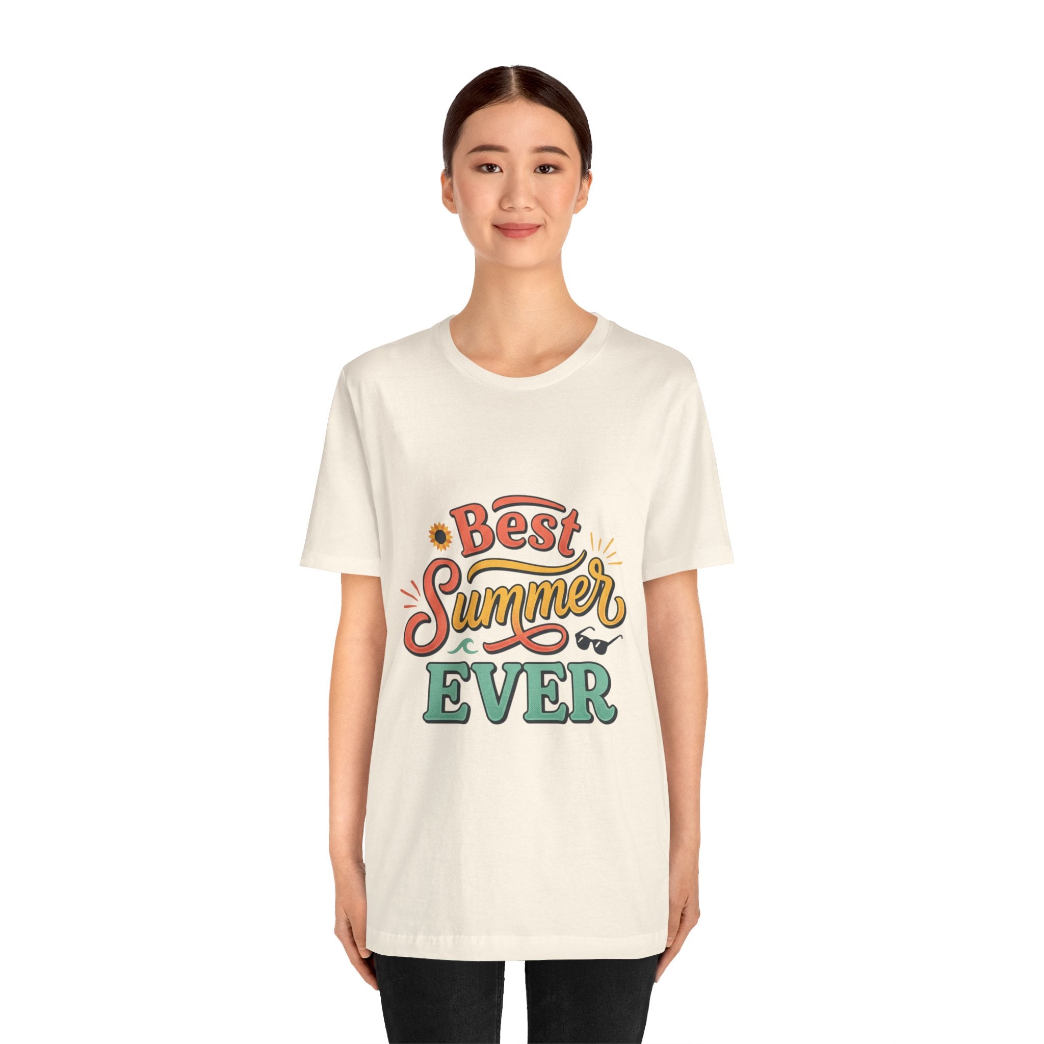 Best Summer Ever T-Shirt — Retro Colorful Vacation Tee
