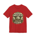 Mexico Soccer T‑Shirt — "Hecho en México, Criado con Fútbol" Vintage Football Tee
