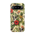 Tropical chihuahua Phone Case — Floral Pineapple Protective Tough Case