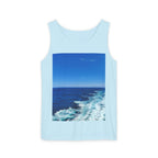 Ocean View Photo Tank Top — Coastal Beach Vibes Summer Tee