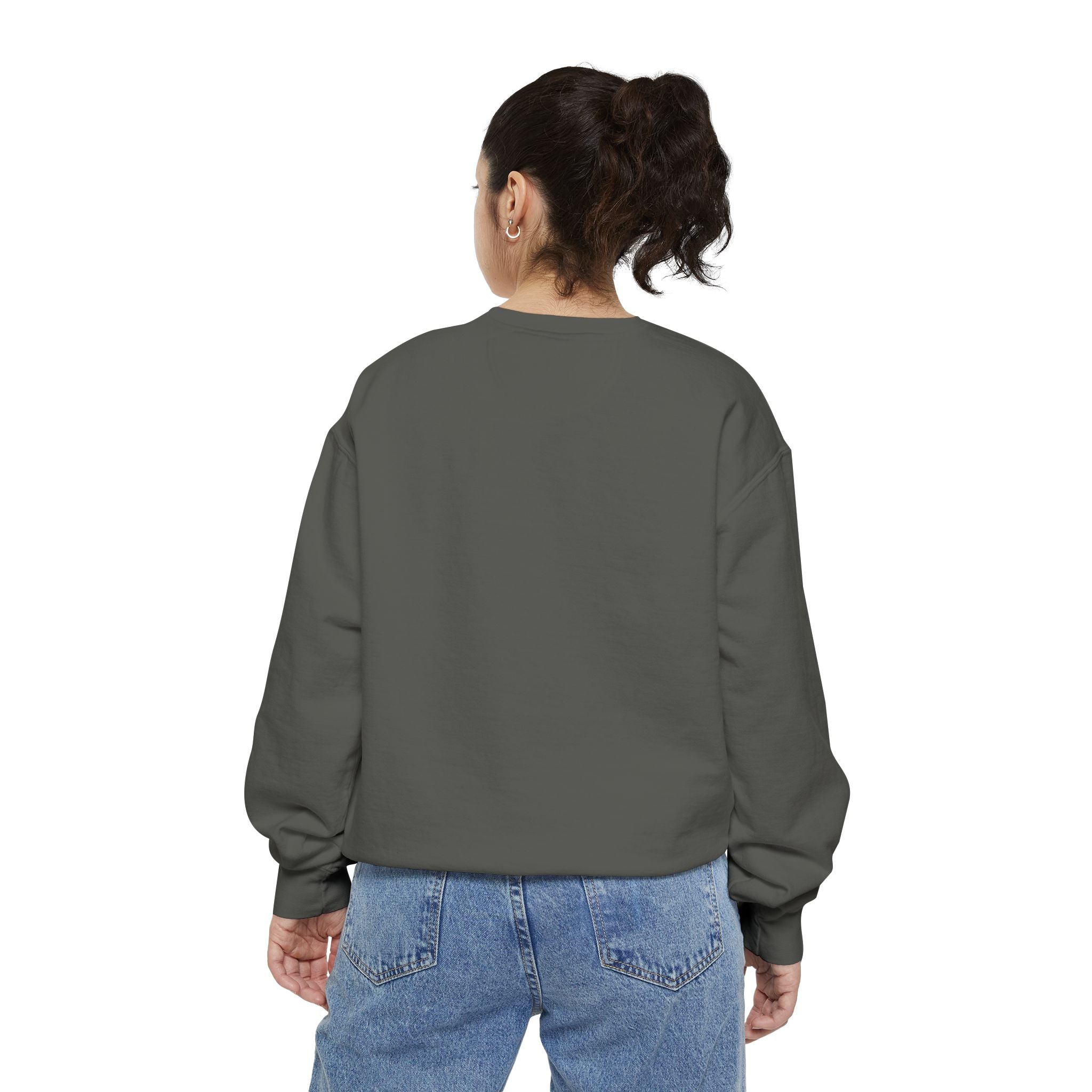 Floral Meadow Sweatshirt — Pink Cosmos Garden Crewneck