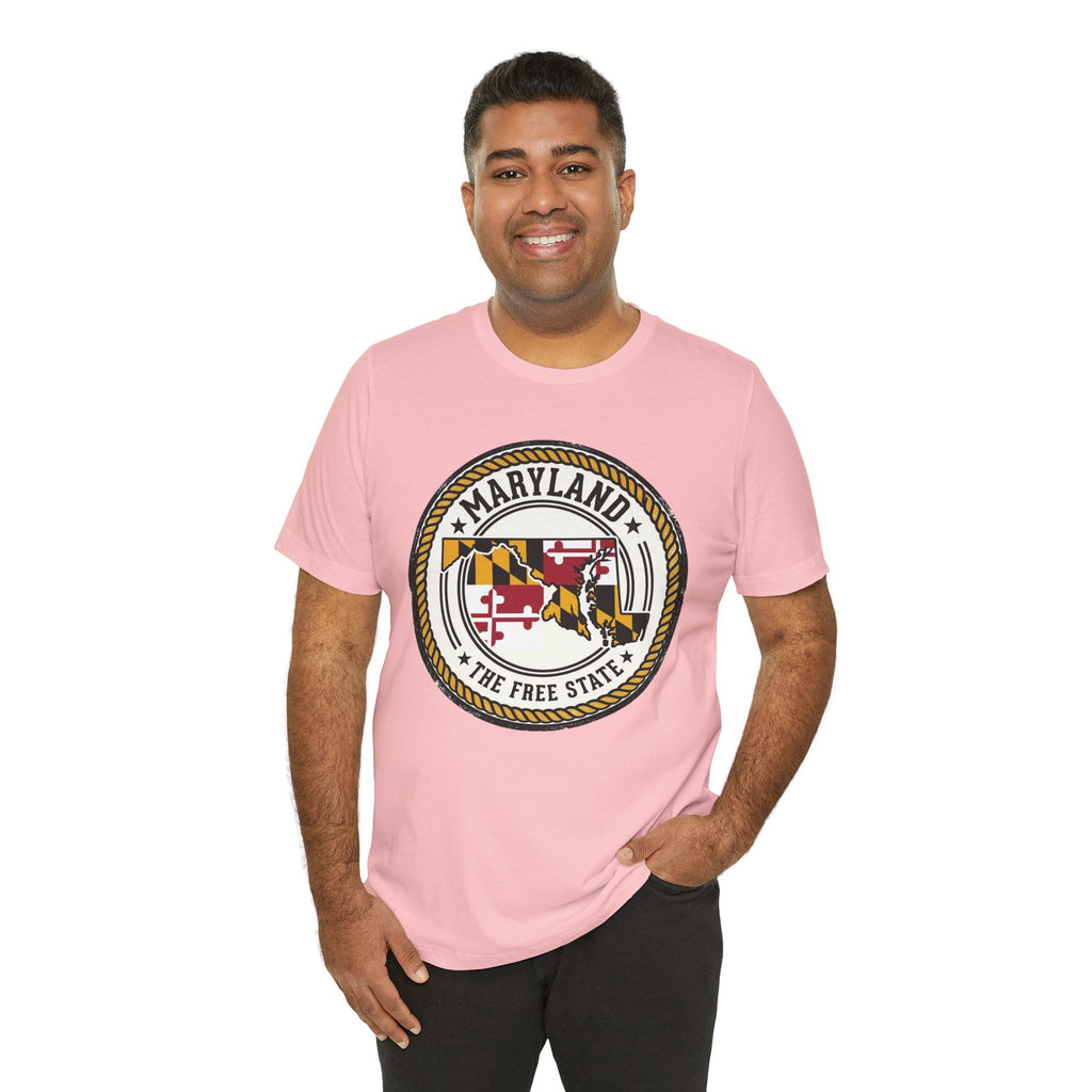 Maryland State Seal T-Shirt – The Free State Flag Emblem Tee