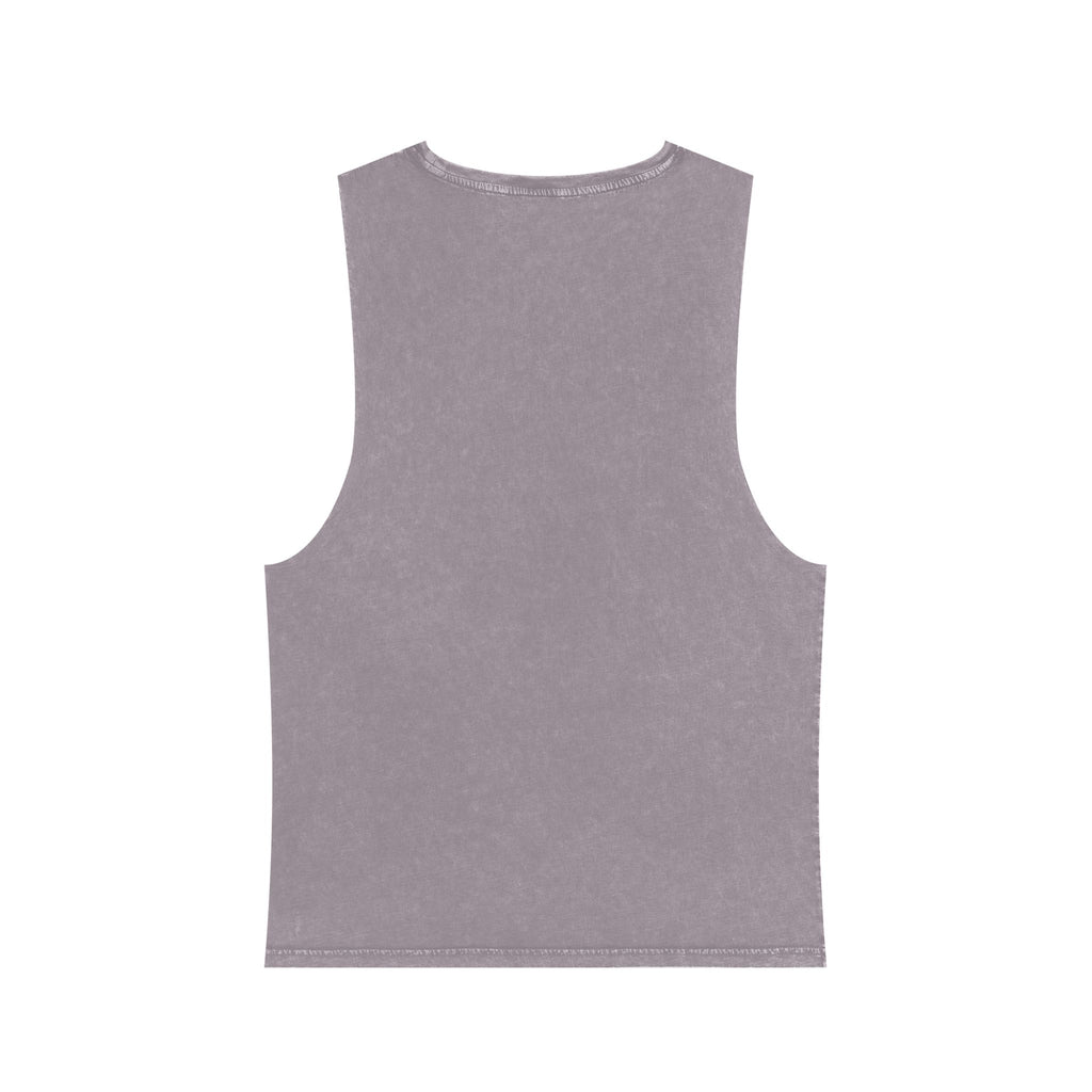 Custom Stonewash Muscle Tank — Vintage Wash Sleeveless Top