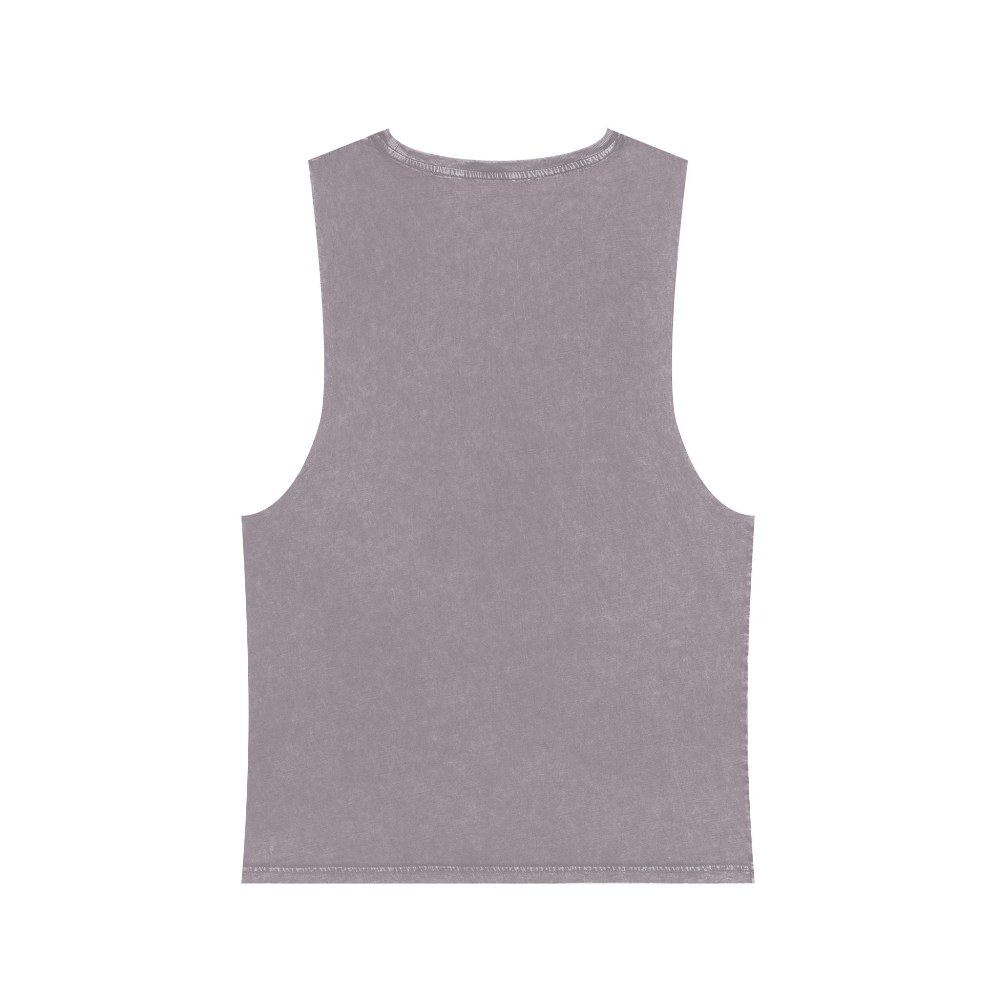 Custom Stonewash Muscle Tank — Vintage Wash Sleeveless Top