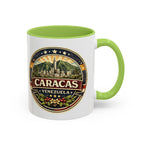 Caracas Venezuela Vintage Travel Accent Coffee Mug
