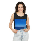 Ocean View Photo Tank Top — Coastal Beach Vibes Summer Tee