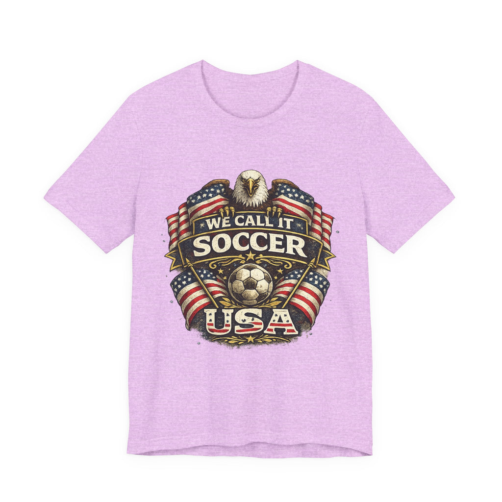 We Call It Soccer USA T-Shirt – Patriotic Eagle Soccer Tee