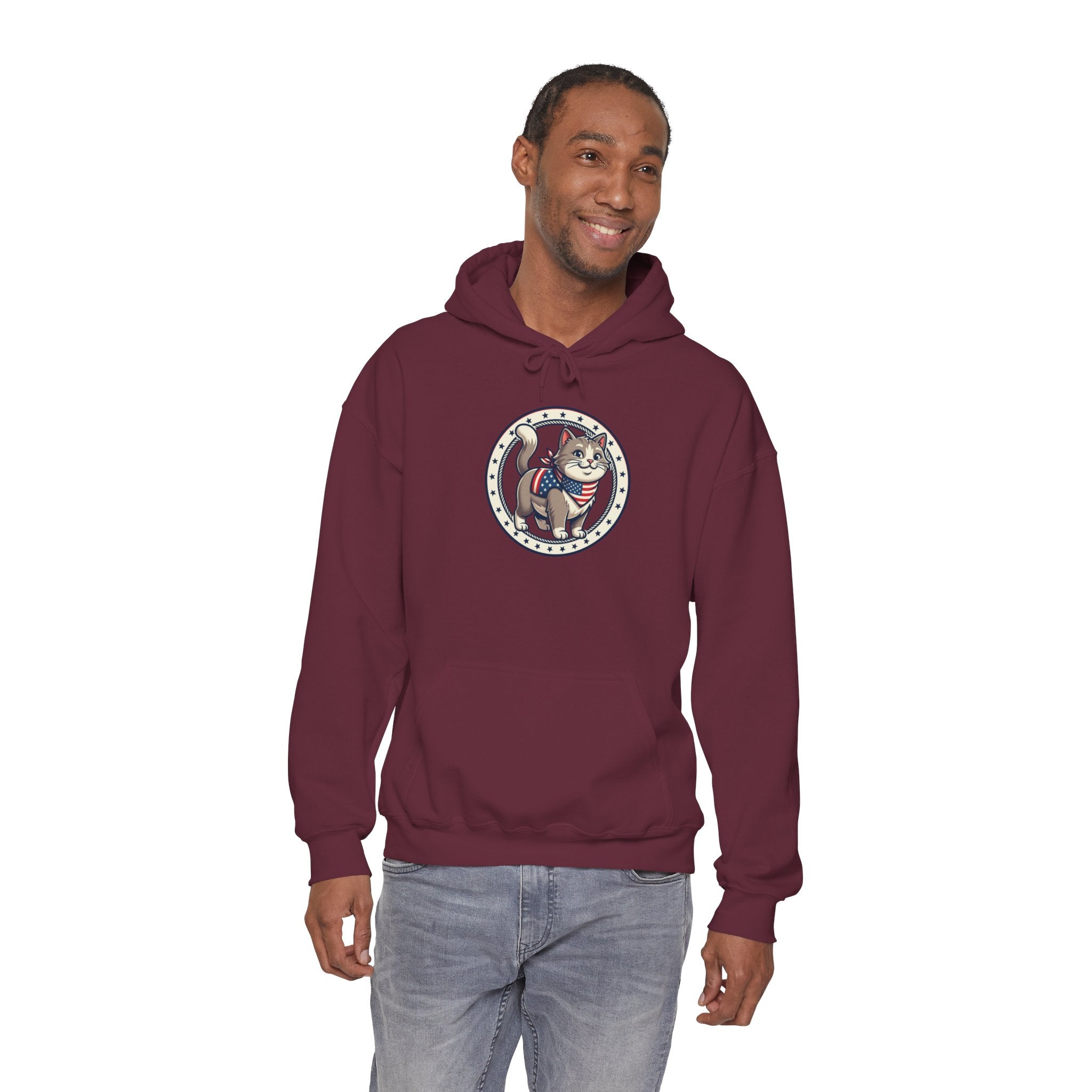 Patriotic Cat Hoodie