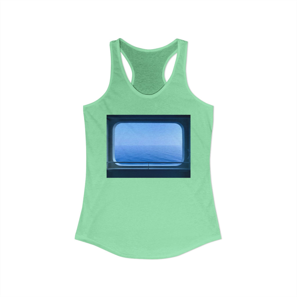 Women's Ideal Racerback Tank - Summer Ocean View