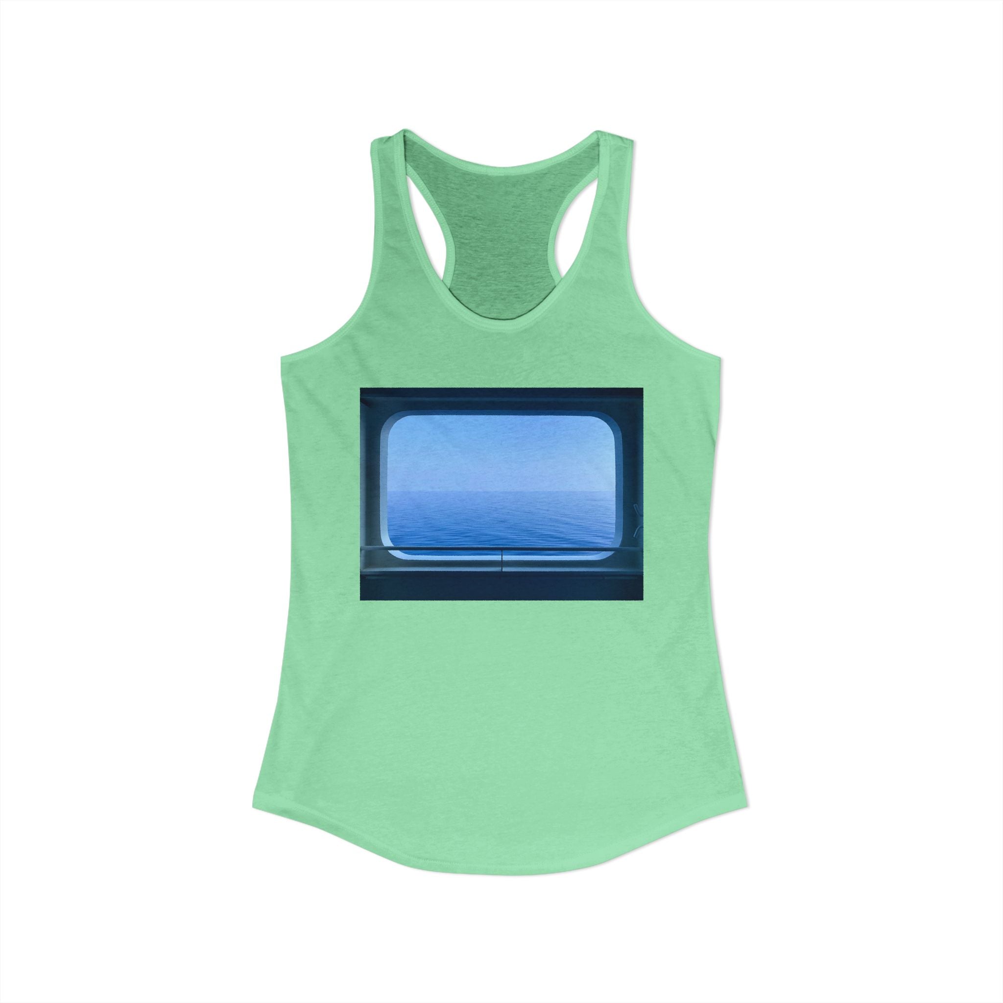 Women's Ideal Racerback Tank - Summer Ocean View
