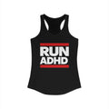 RUN ADHD Graphic Tank top — Funny ADHD Awareness Shirt