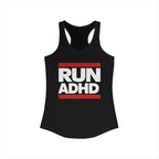 RUN ADHD Graphic Tank top — Funny ADHD Awareness Shirt