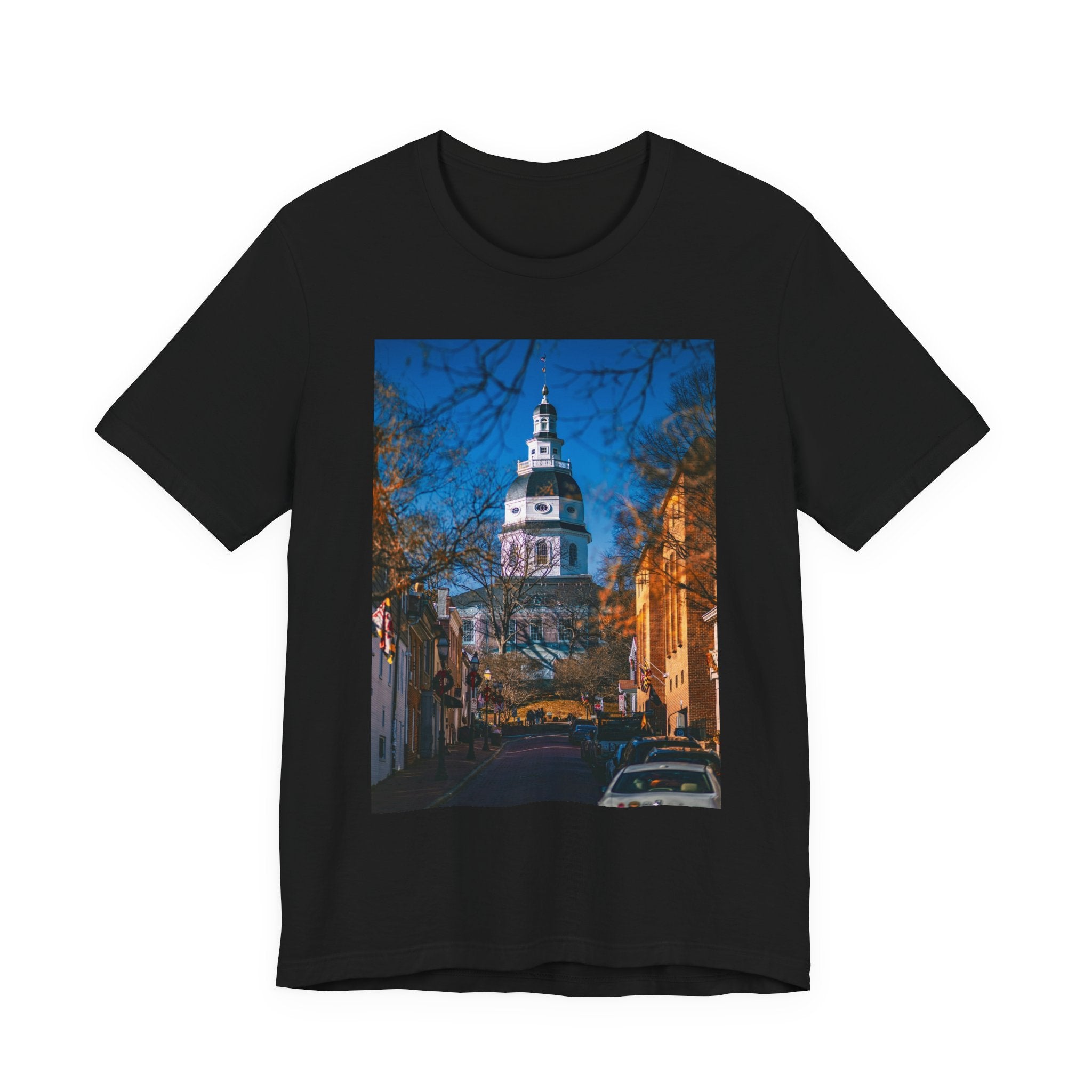 Maryland State House Street Photo Tee