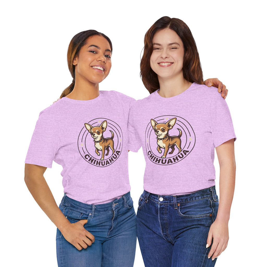 Chihuahua Graphic Tee — Cute Cartoon Dog T‑Shirt for Chihuahua Lovers
