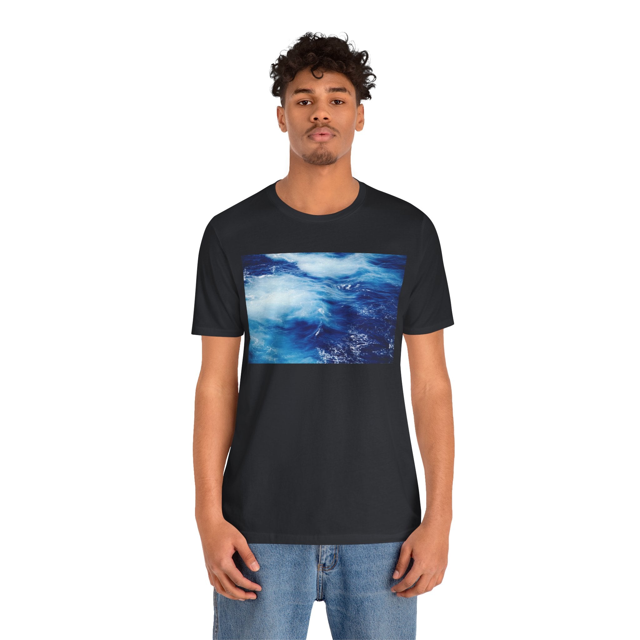 Ocean Waves  Tee — Blue Water Photography T-Shirt