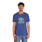 Miami Beach Vintage Logo Tee — Miami Skyline Sunset T‑Shirt