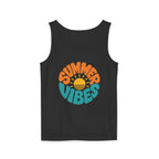 Summer Vibes Unisex Tank Top - Retro Sun Graphic