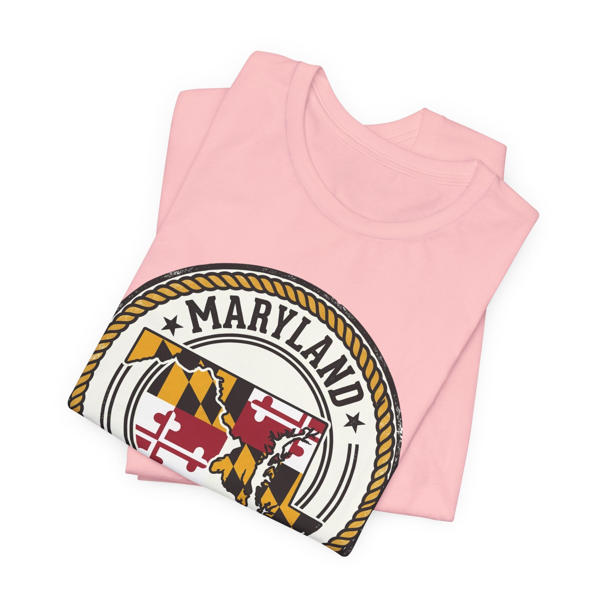 Maryland State Seal T-Shirt – The Free State Flag Emblem Tee