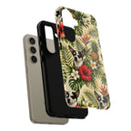 Tropical chihuahua Phone Case — Floral Pineapple Protective Tough Case