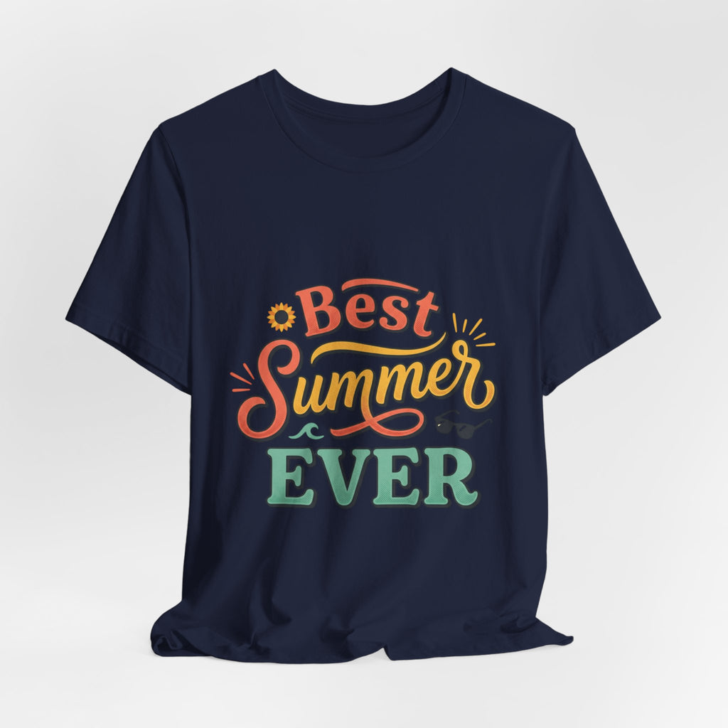 Best Summer Ever T-Shirt — Retro Colorful Vacation Tee
