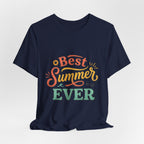 Best Summer Ever T-Shirt — Retro Colorful Vacation Tee
