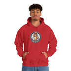 Patriotic Cat Hoodie — "Ready for the Stars" Graphic Pullover
