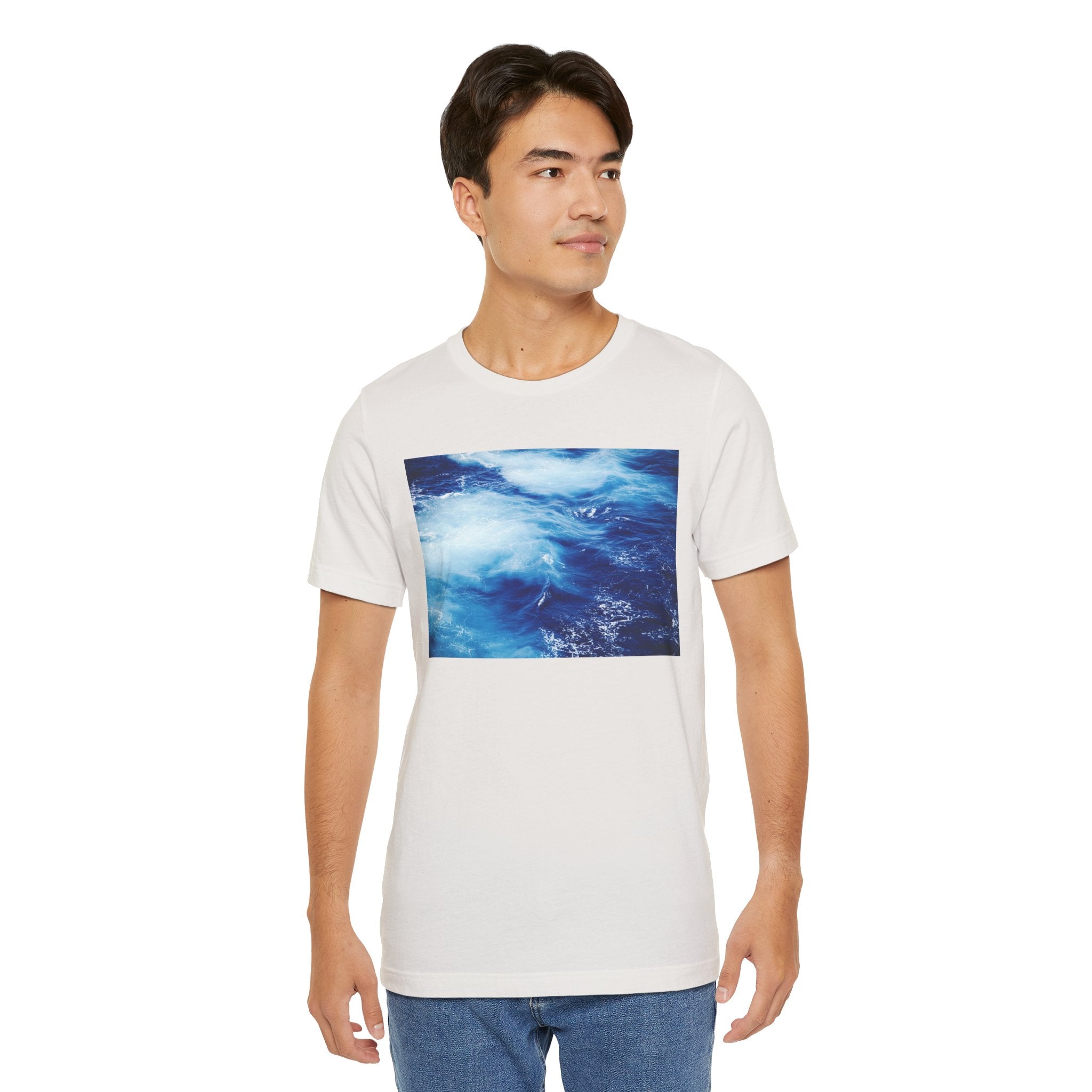 Ocean Waves  Tee — Blue Water Photography T-Shirt