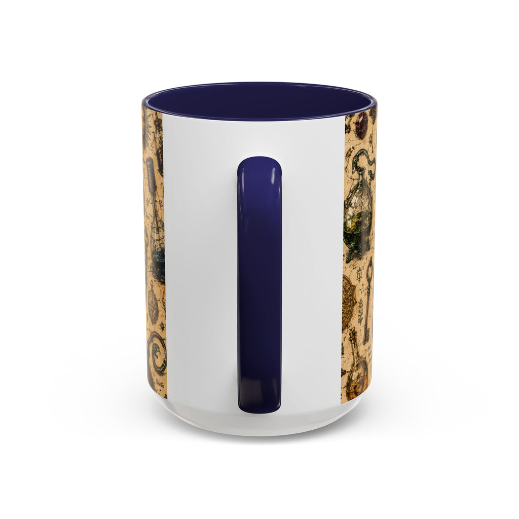 The Alchemist's Cabinet Coffee Mug — Vintage Apothecary Accent Mug (11/15 oz)