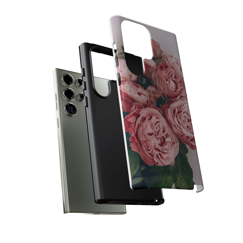 Tough Case — Pink Peonies Floral Phone Case