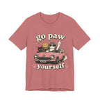 Go Paw Yourself Cat Tee – Cute Retro Cats in Convertible T‑Shirt