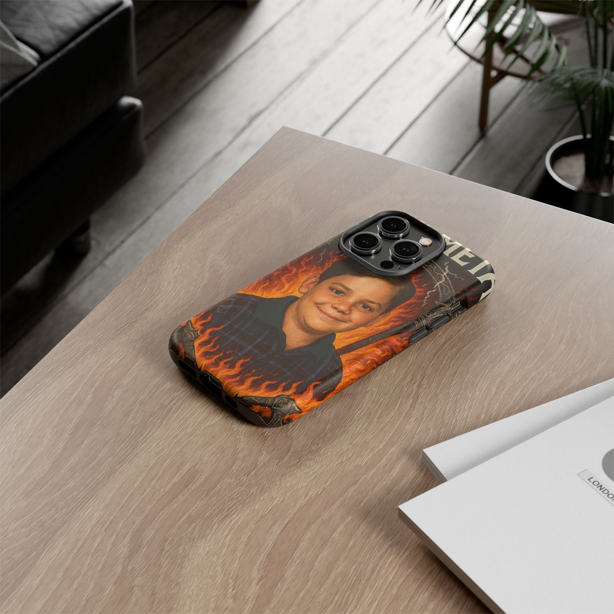 Metalhead Phone Case, Tough Cases for Music Lovers, Personalize with Unique Art, Gift for Metal Fans, Rock Lover's Accessory