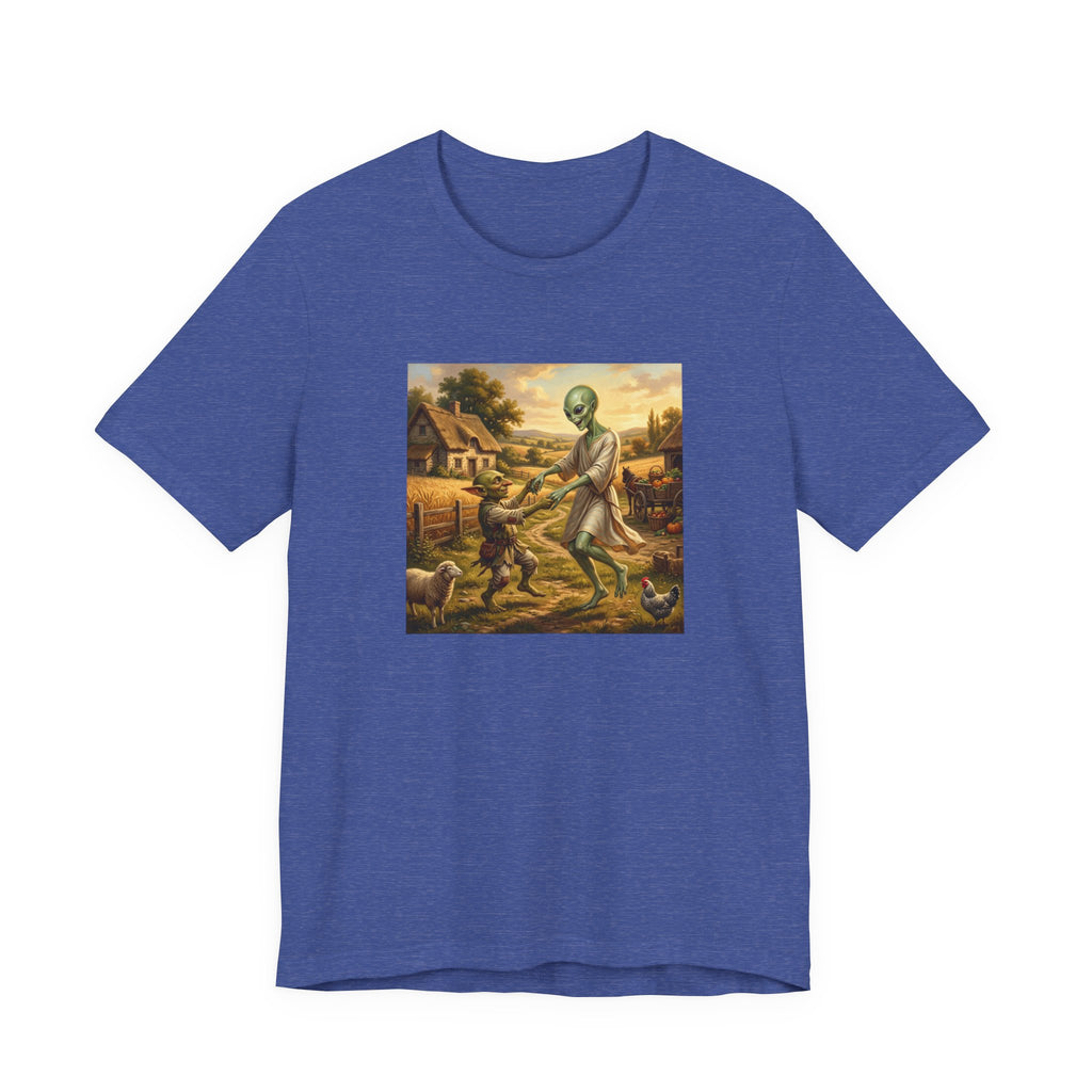 Alien Harvest Vintage Art T‑Shirt