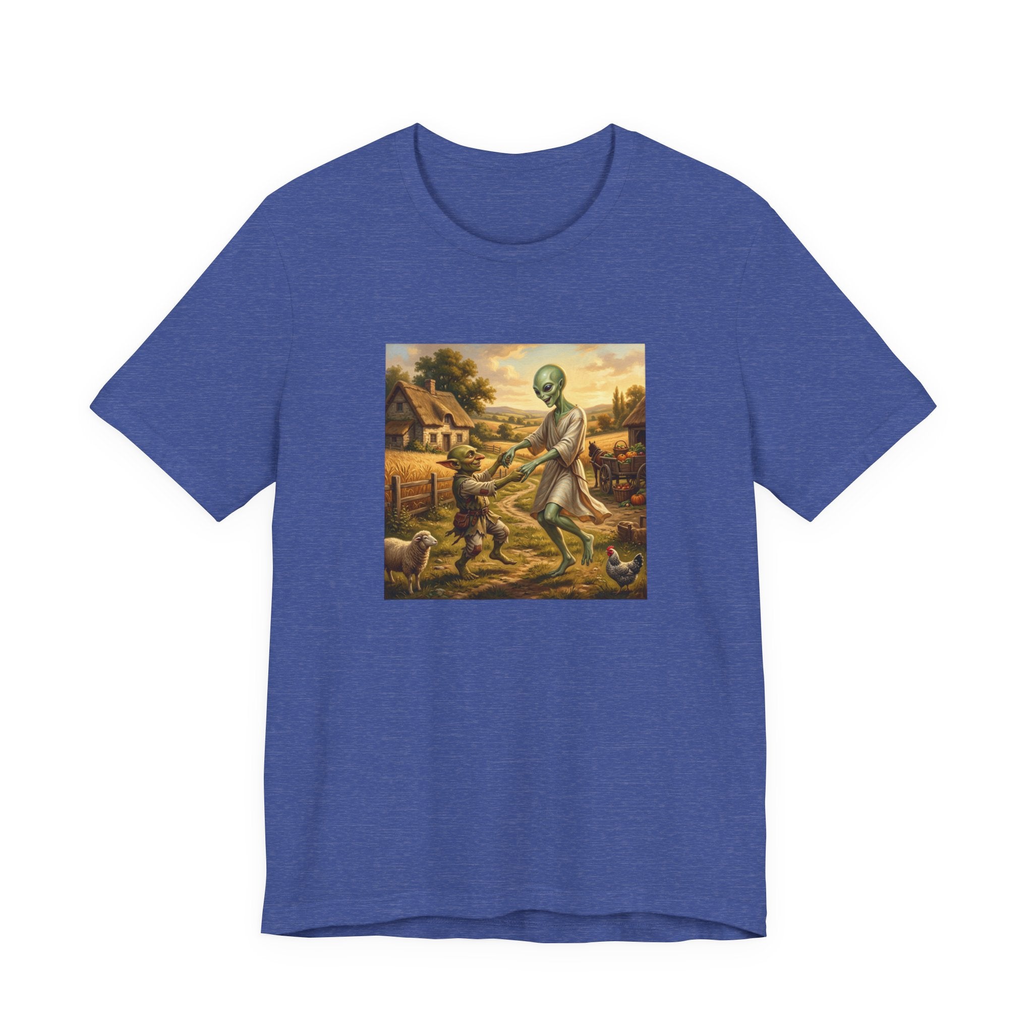 Alien Harvest Vintage Art T‑Shirt