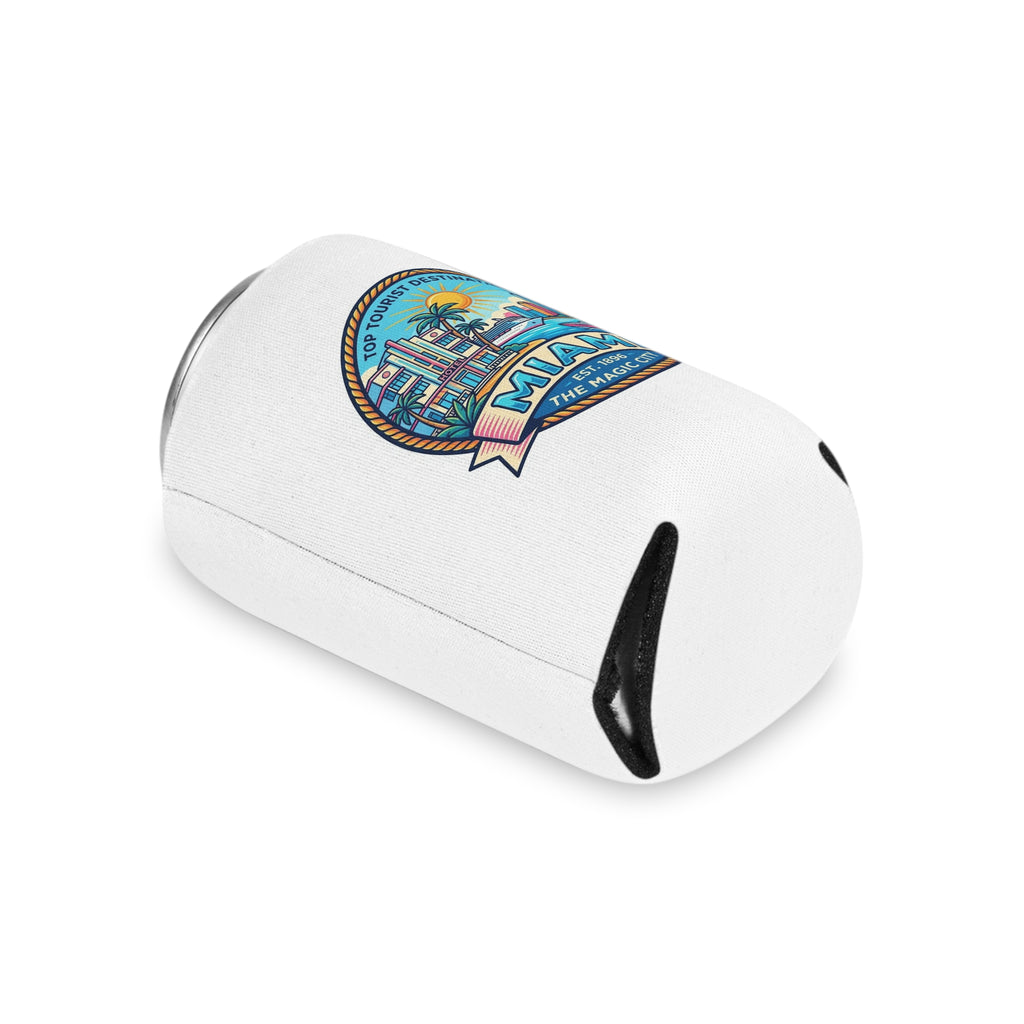 Miami Vintage Beach Can Cooler – "Miami The Magic City" Travel Souvenir