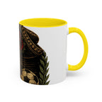 Day of the Dead Soccer Skull Accent Mug — 11/15oz