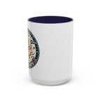 Space Camper Patch Coffee Mug — Retro Astronaut Camper 11/15oz Accent Mug