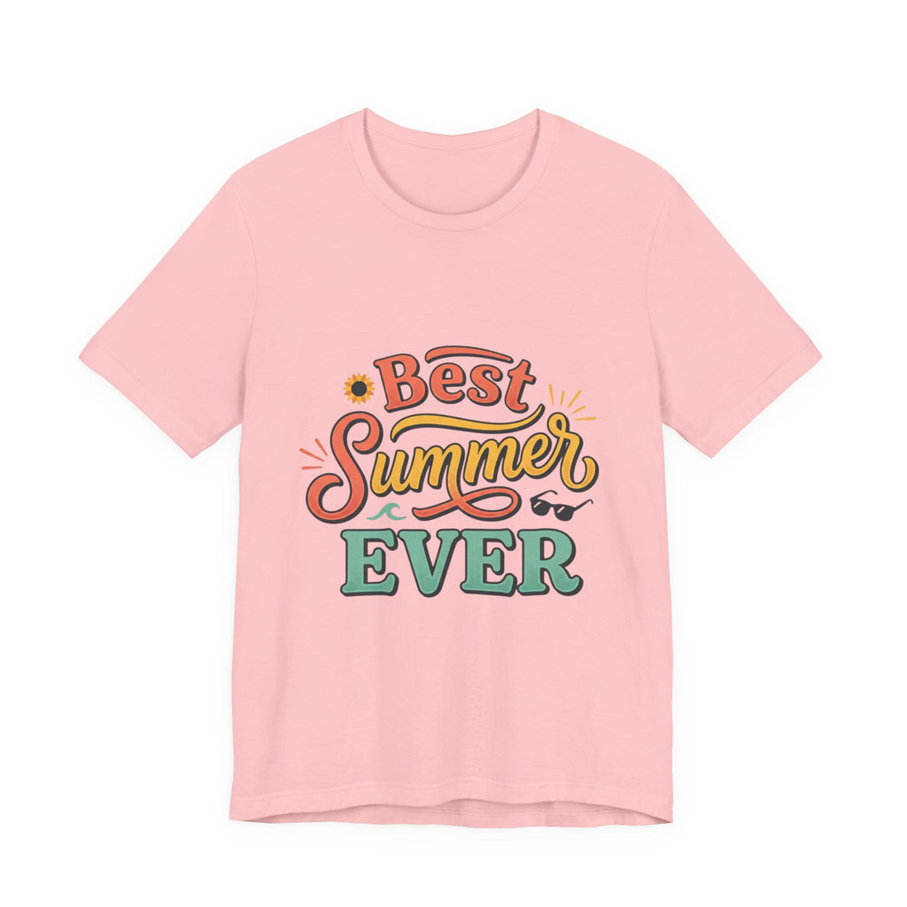 Best Summer Ever T-Shirt — Retro Colorful Vacation Tee