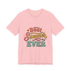 Best Summer Ever T-Shirt — Retro Colorful Vacation Tee
