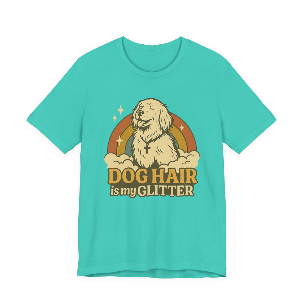 "Dog Hair Is My Glitter" – Retro Golden Vibes Edition